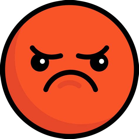 Angry Face Emoji PNG Free Download