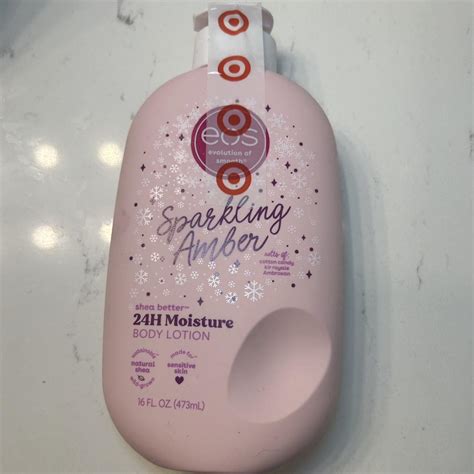 Pink EOS sparkling amber body lotion #bodycare #EOS... - Depop