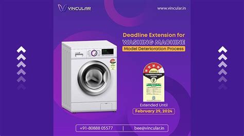 Deadline Extension for Washing Machine Model Deterioration Process ...
