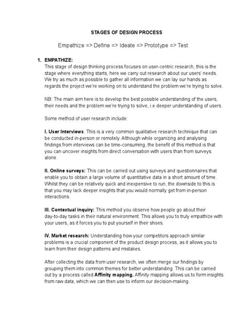 Image result for 5 Stages of Design Process