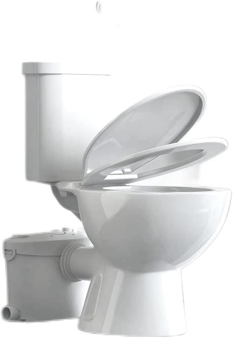 SUPERFLO 600W Upflush Toilet for Basement with Pump & AC Vent India | Ubuy