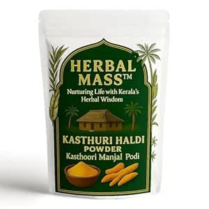Herbal Mass™ Kasthuri Haldi (Amba Haldi) Powder | Wild Turmeric for ...