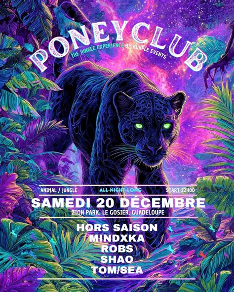 PONEY CLUB - The Jungle Experience ?, ZION PARK gosier, Lamentin, 20 ...