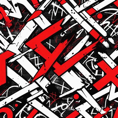 Graffiti Anime Symbol Background | Stable Diffusion Online