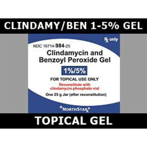 NorthStar 1% Clindamycin & 5% Benzoyl Peroxide Topical Gel (1 each ...