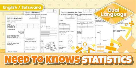 Grade 7 Maths - Need to Knows Statistics - Setswana/English