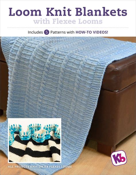 Loom Knit Blankets with Flexee Looms - Knitting Board