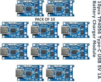 3REE 10pc TP4056 Type-c USB 5V 1A 18650 Lithium Battery Charger Module ...
