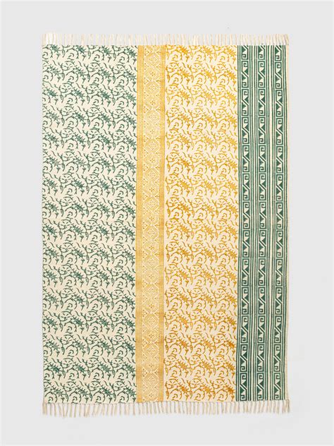 Zomina Cotton Printed Rug – Contrast Living