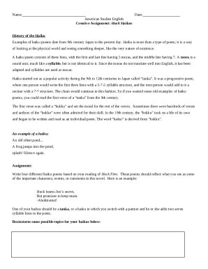 10 of the Best Examples of Haiku Poems Everyone Should ... Doc Template ...