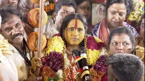 Bonalu 2025: Oracle Swarnalatha foresees heavy rains, pandemic threat ...
