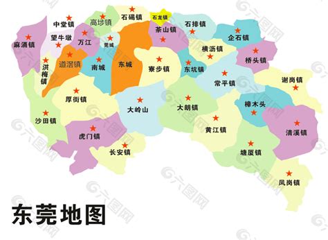 东莞地图素材免费下载(图片编号:5411158)-六图网