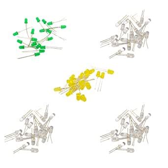 Robotbanao 5mm 2 Pin Round RGB MultiColour Slow Blinking Dynamics LED ...