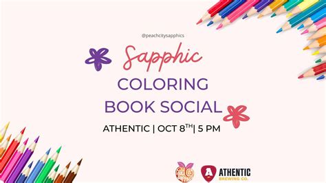 Peach City Sapphics Coloring Book Social at Athentic Brewing, 108 Park ...