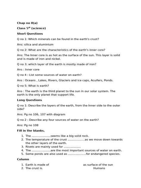 Image result for Class 5 Science Unit