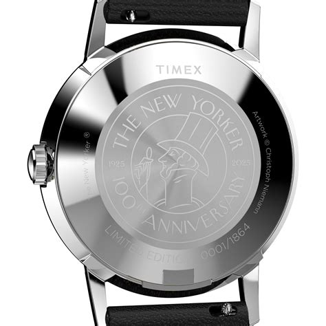 Timex x The New Yorker Marlin® Hand Wind Leather Strap Watch