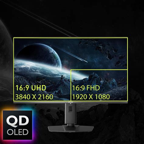 MSI MAG 321UPX QD-OLED, 32 INCH 4K UHD QUANTUM DOT OLED GAMING MONITOR ...