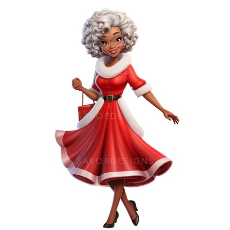 African american mrs claus black mrs claus – Artofit