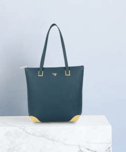 Buy Baggit Women Green Tote Teal Online @ Best Price in India ...