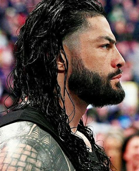 His side profile 😍😍😍 | Reign hairstyles, Roman reigns, Roman reigns ...