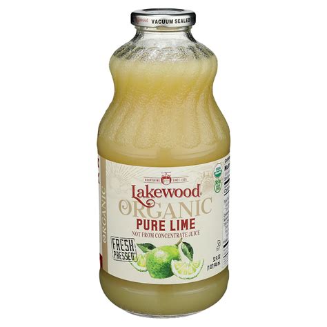 Lakewood Organic Pure Lime Juice, 32 fl oz - Fairway