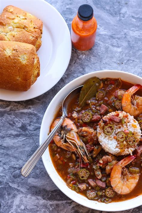 Okra Gumbo with Shrimp & Homemade Stock - Food Fidelity