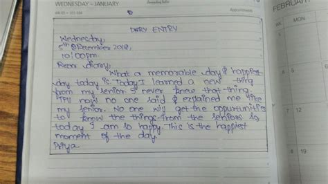 Examples Of Diary Entry For Class 9 at Frances Greenblatt blog