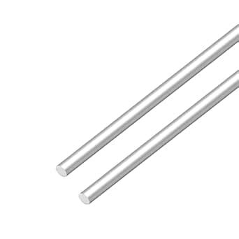 VictorsHome Aluminum Rods 8mm x 300mm Round Solid Shaft Lathe Bar Stock ...