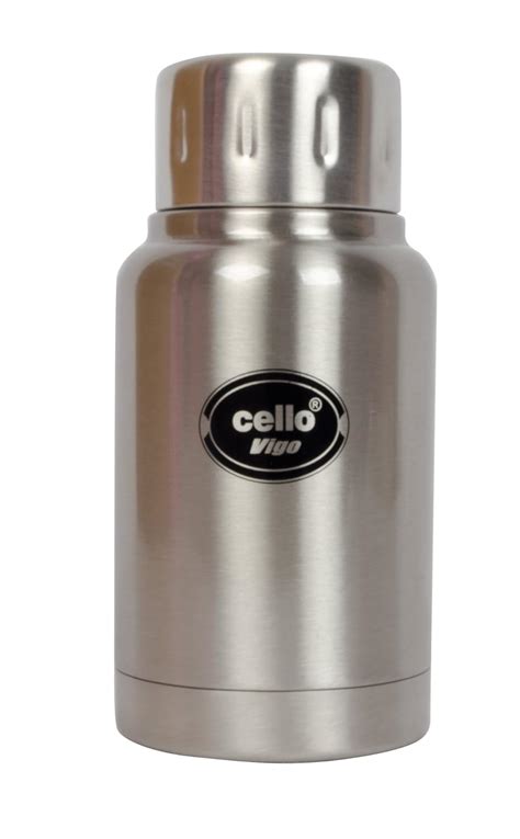 Cello Vigo Stainless Steel Flask 180ml silver : Amazon.in: Home & Kitchen