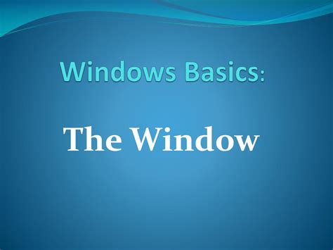 Getting Basics Getting Started with Windows 的图像结果