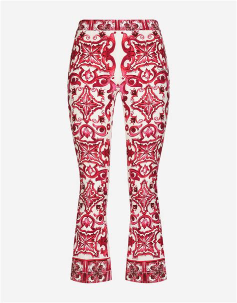 PANTALONE in Multicolor for Women | Dolce&Gabbana®
