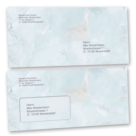 Briefpapier Sets Marmor & Struktur MARMOR HELLBLAU Marmorpapier Sets