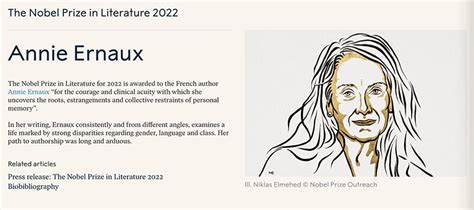 拓展女性文学视野，法国作家安妮·埃尔诺获诺贝尔文学奖_腾讯新闻