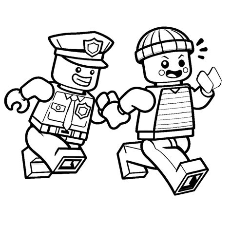 Policeman Colouring Pages