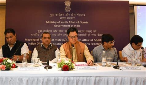 Sports Code: Minister Rijiju brokers peace between NSFs, ministry ...