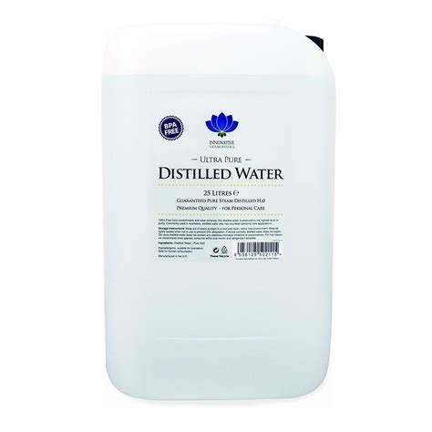 Distilled Water Pure Steam Distilled H2o 25 Litres Bpa Free ...