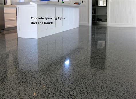 Concrete Sprucing Tips - Do's and Don'ts
