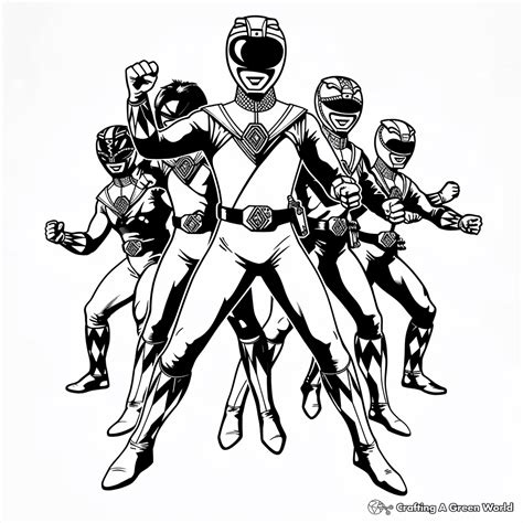 Power Rangers Coloring Pages - Free & Printable!