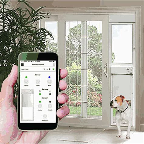 Buy Power Pet Fully Automatic Sliding e-Glass Pet Door WiFi Enabled ...