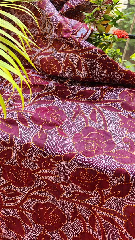 nakshi kantha designerwear Indian fashion dupattas online kantha ...