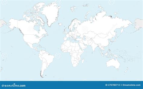Blank World Map Vector 的图像结果