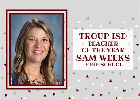 Troup ISD Teachers & Paraprofessional of the Year | Troup ISD