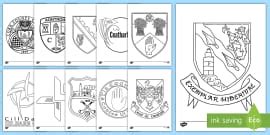 County Waterford Crest Colouring Pages