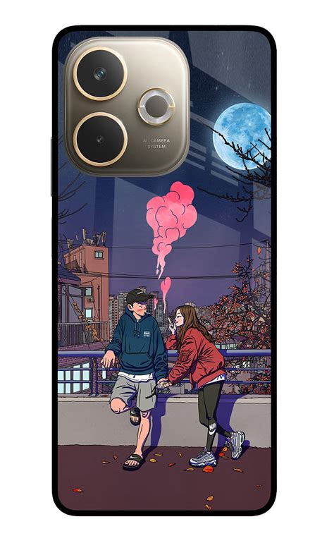 Buy Now Chilling Couple Glass Case for Oppo A5 Pro 5G Online | Casekaro