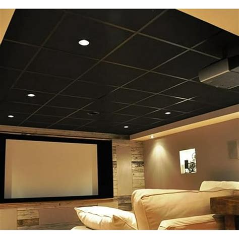 Black Drop Ceiling Tiles | Shelly Lighting