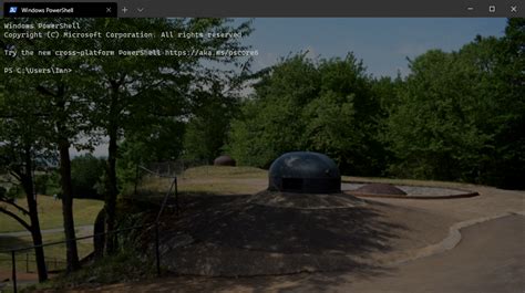 Image result for PowerShell Windows Terminal Background Image