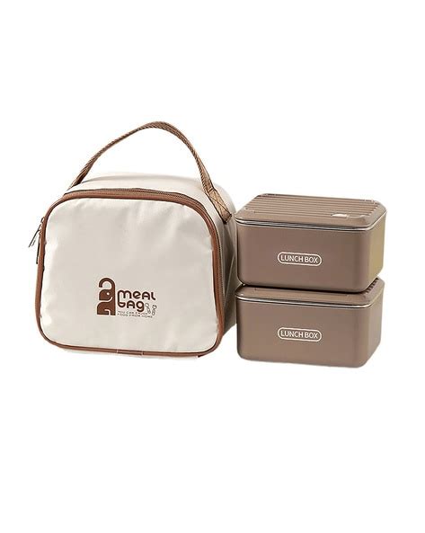 Bento Steel Lunch Box Container Set With Matching Lunch - Price History