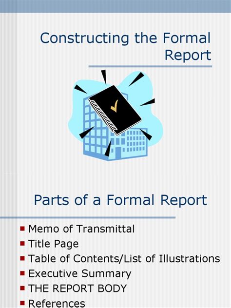 FORMAL Constructing The Formal Report | PDF | Paragraph | Communication