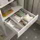 JÄTTEBJÖRN organiser, white/grey, 50x35x9 cm (19 ¾x13 ¾x3 ½") - IKEA