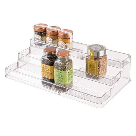 InterDesign 64140 Linus Expandable Multi-Level Spice Rack, Kitchen ...